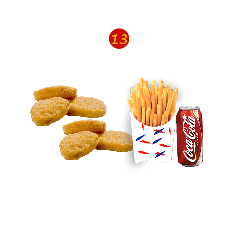 6 pcs of Chicken Nuggets Fries & Drink – Hoxton Chicken & Pizza